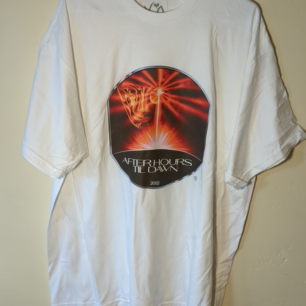 The Weekend "After Hours Till Dawn" 2022 Tour Merch White Graphic T-Shirt